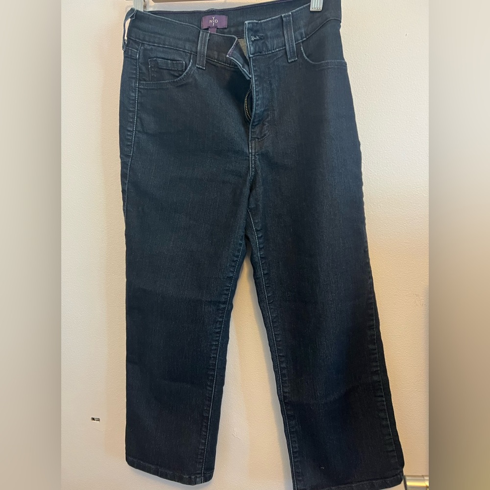 NYDJ dark indigo denim Crop Jean